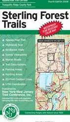 NY/NJ Trail Conference Sterling Forest Trails Map BOOKS & MAPS